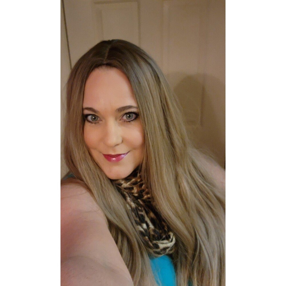 Long Wavy 30" Wig Blonde With Dark Roots